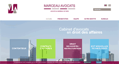 Desktop Screenshot of marceau-avocats.com