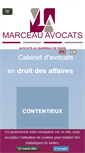 Mobile Screenshot of marceau-avocats.com